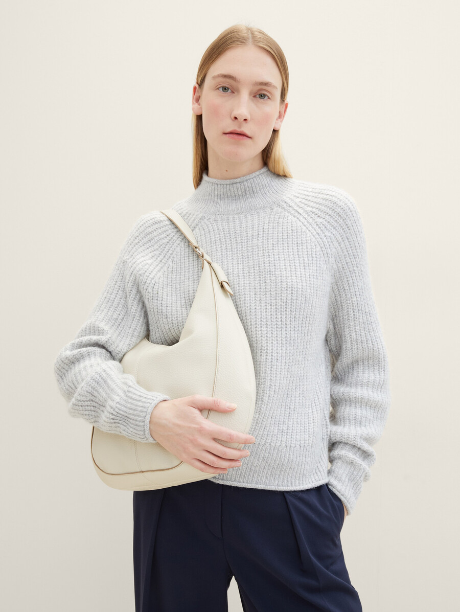 borsa a marsupio ttluise con cuciture decorative