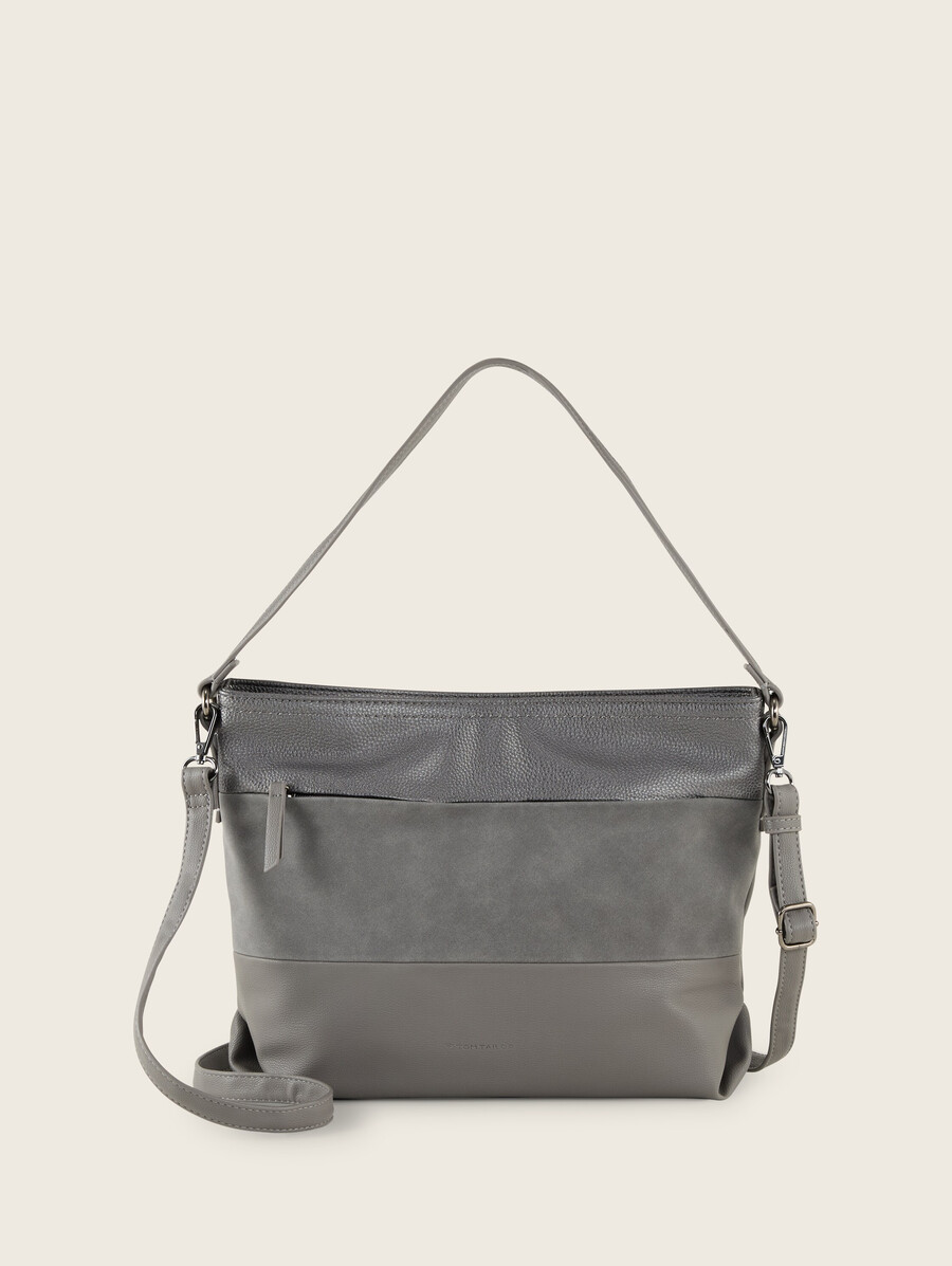 borsa a tracolla ttnicolina m con mix di materiali