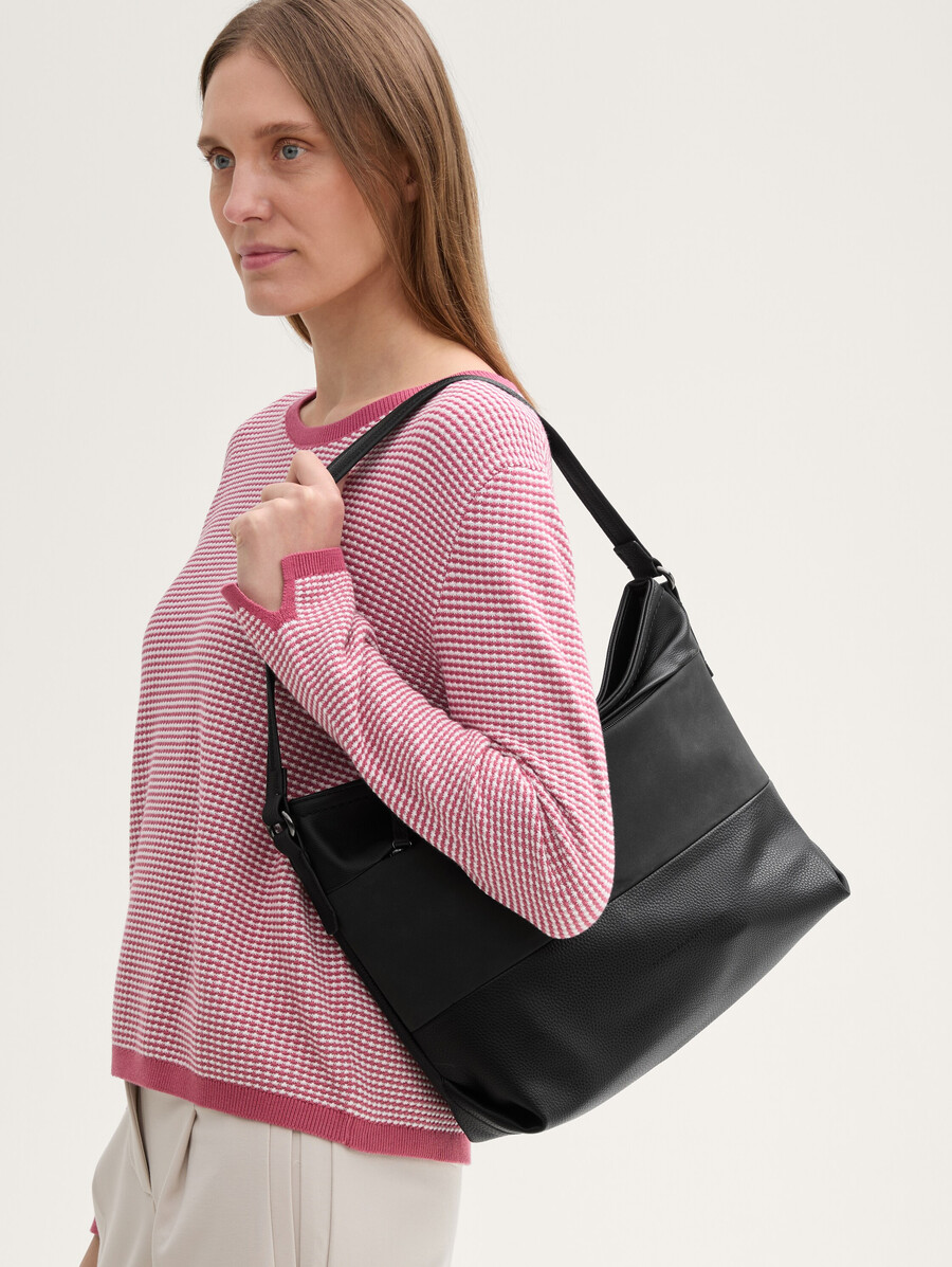 borsa a tracolla ttnicolina m con mix di materiali