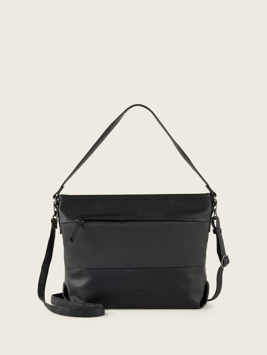 borsa a tracolla ttnicolina m con mix di materiali