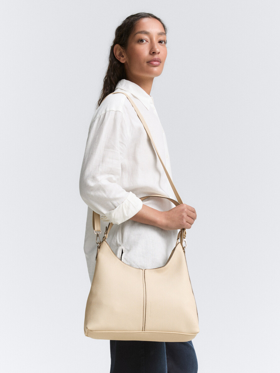 borsa a marsupio ttjema m con cuciture decorative