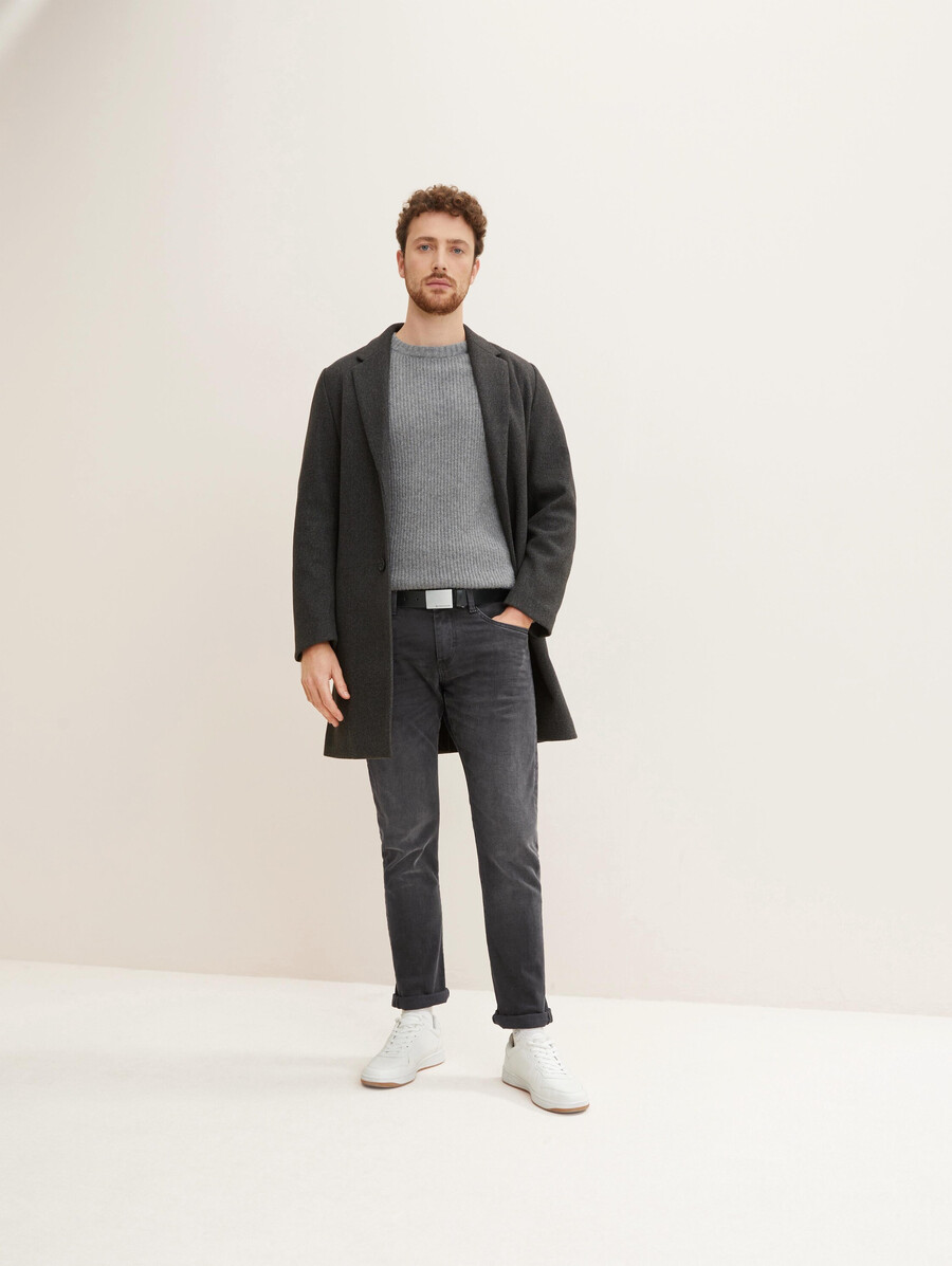 cintura in pelle ttbob con fibbia