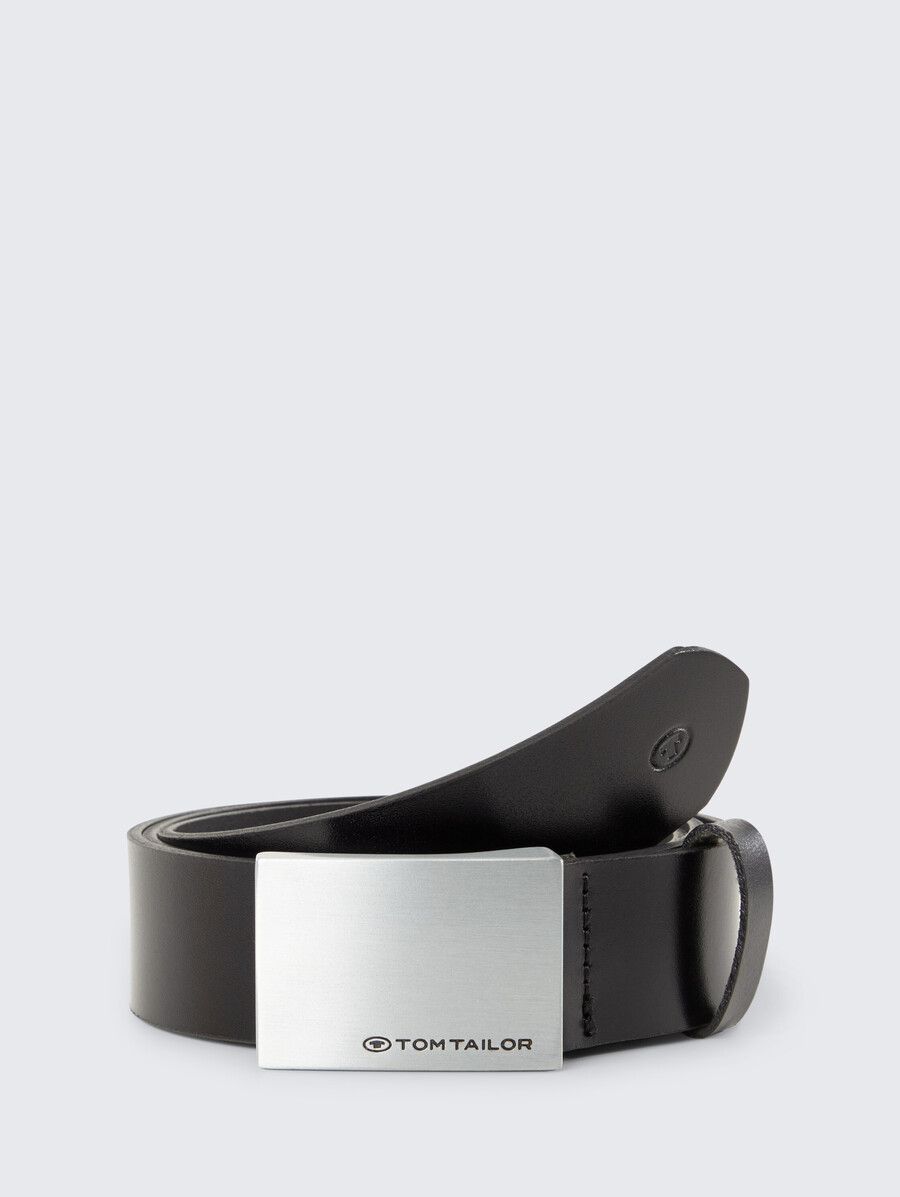 cintura in pelle ttbob con fibbia