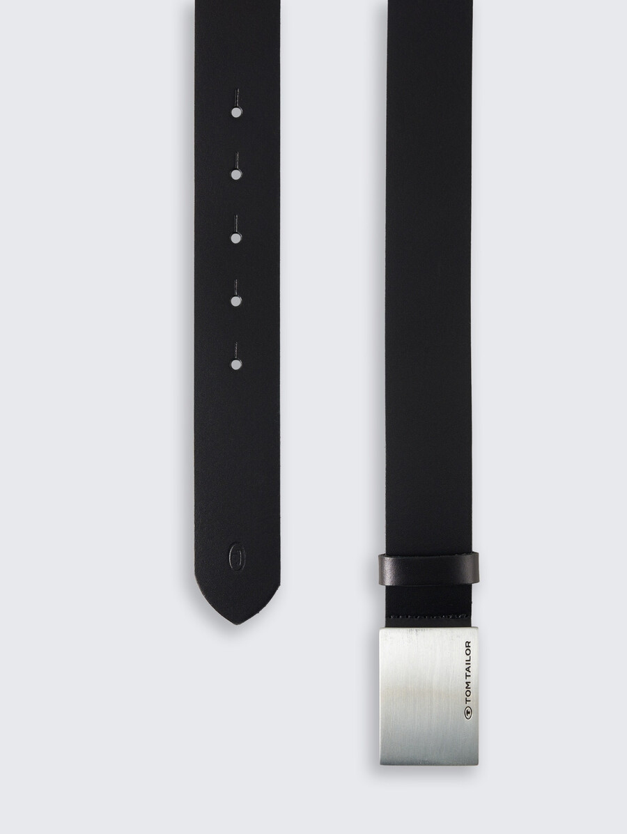 cintura in pelle ttbob con fibbia