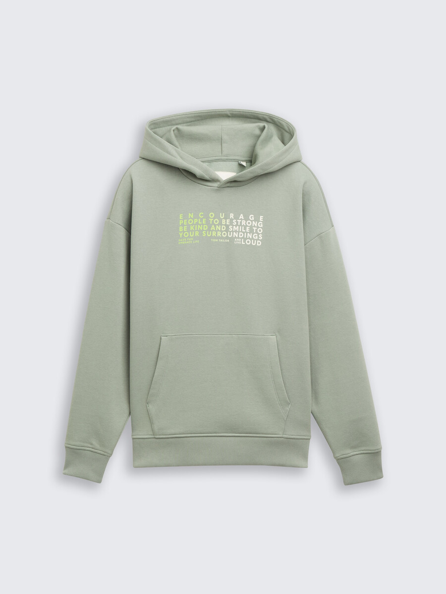 felpa con cappuccio oversize