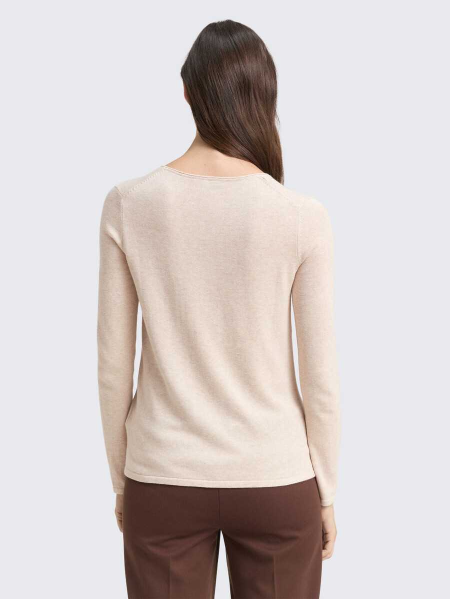 maglione con scollo a v