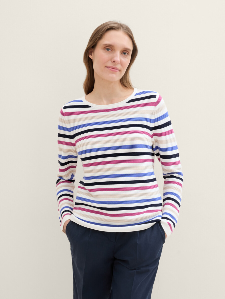 maglione in maglia di cotone