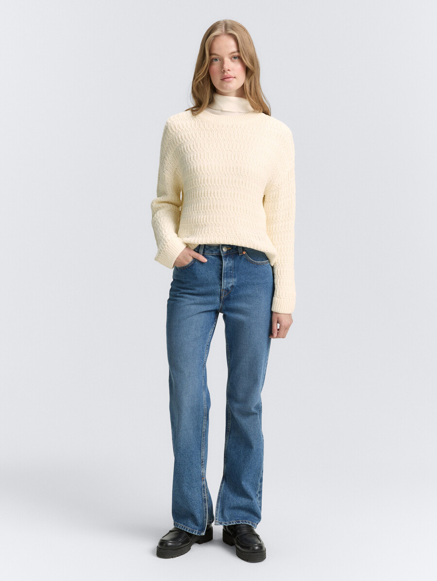 maglione lavorato a maglia dalla vestibilità comoda