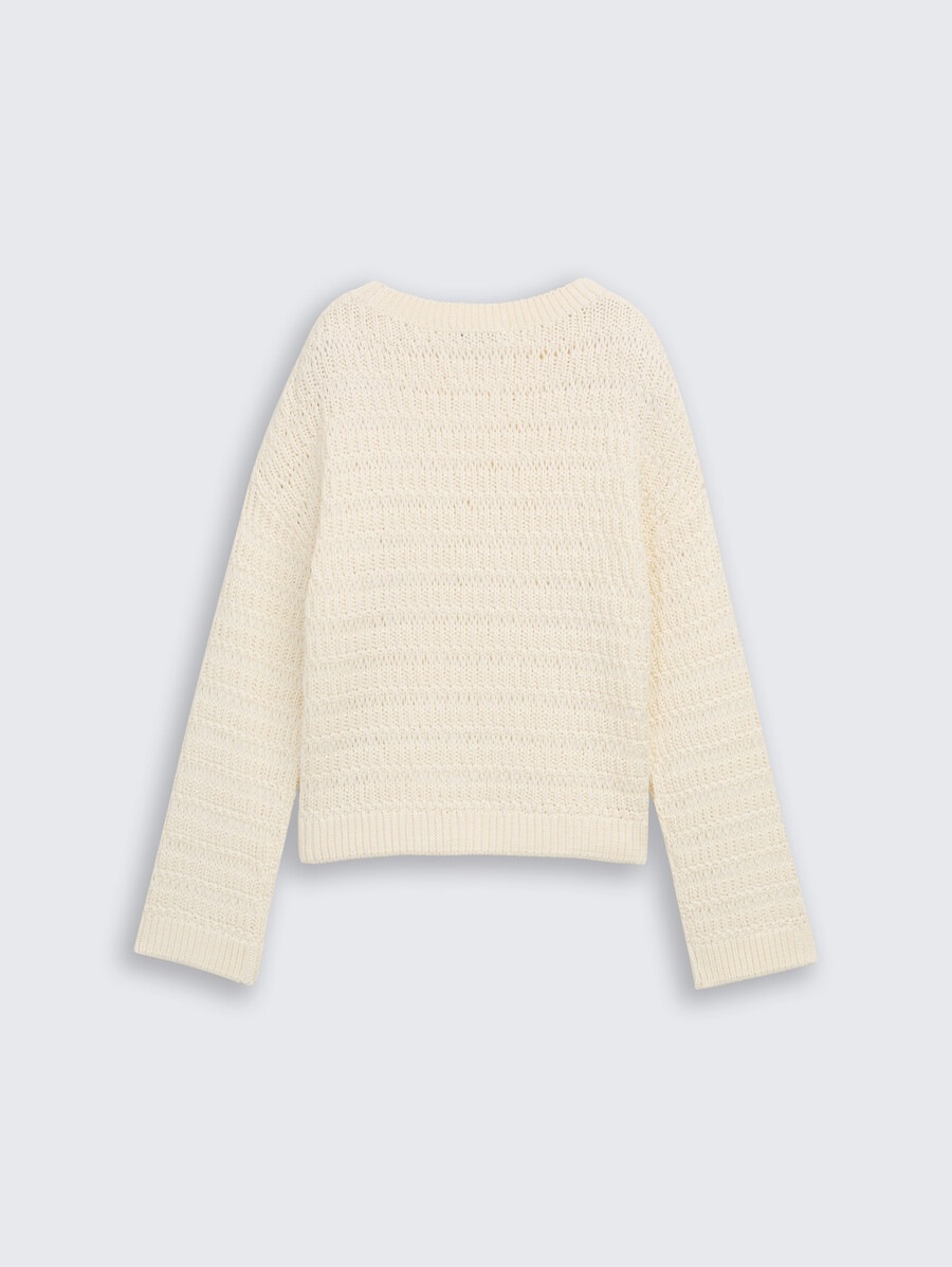 maglione lavorato a maglia dalla vestibilità comoda