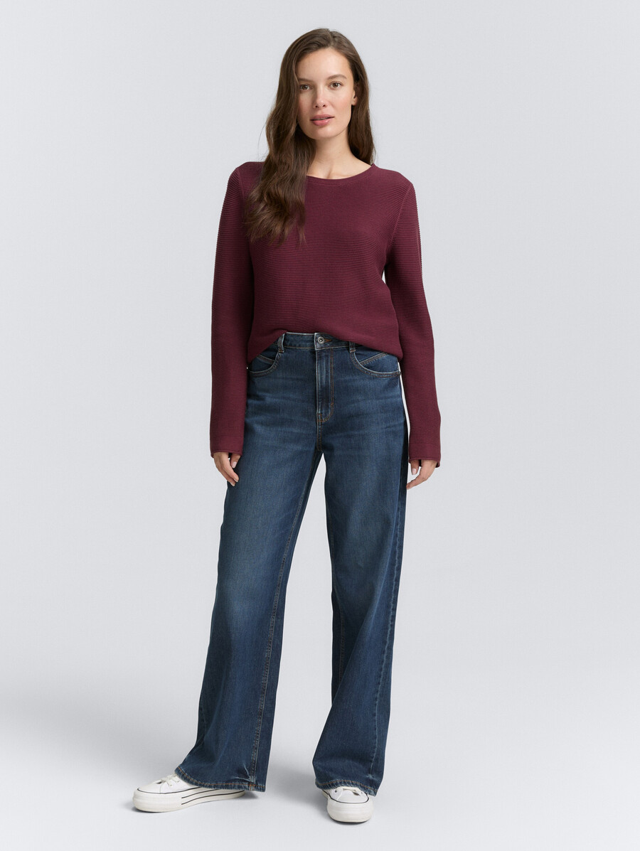 maglione in maglia di cotone