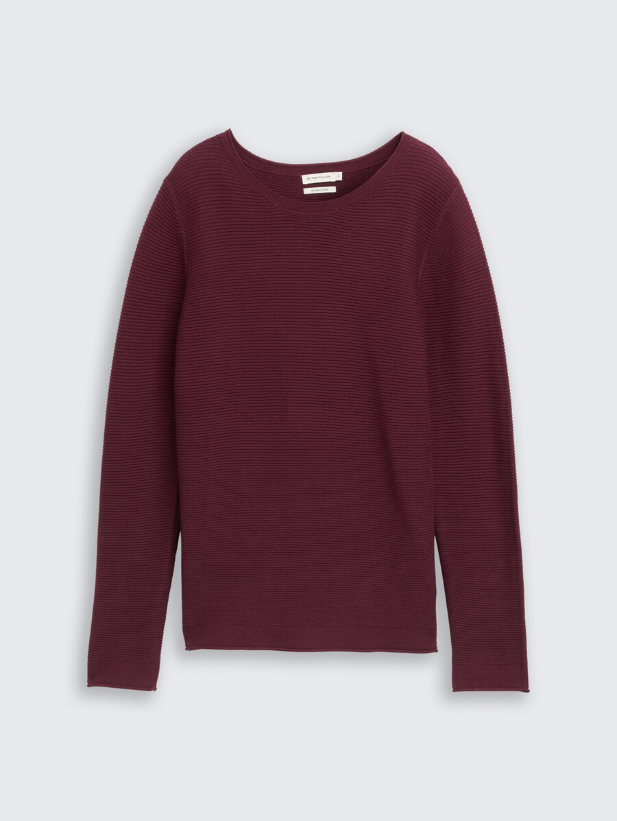 maglione in maglia di cotone