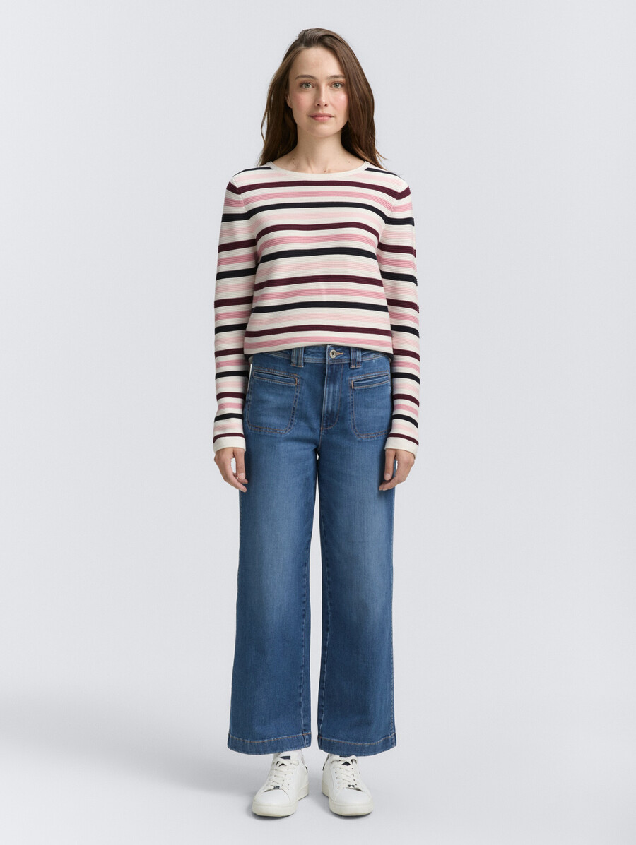 maglione in maglia di cotone