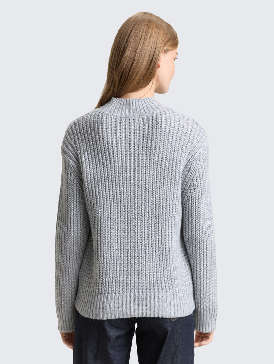 maglione lavorato a maglia dalla vestibilità comoda con effetto glitter