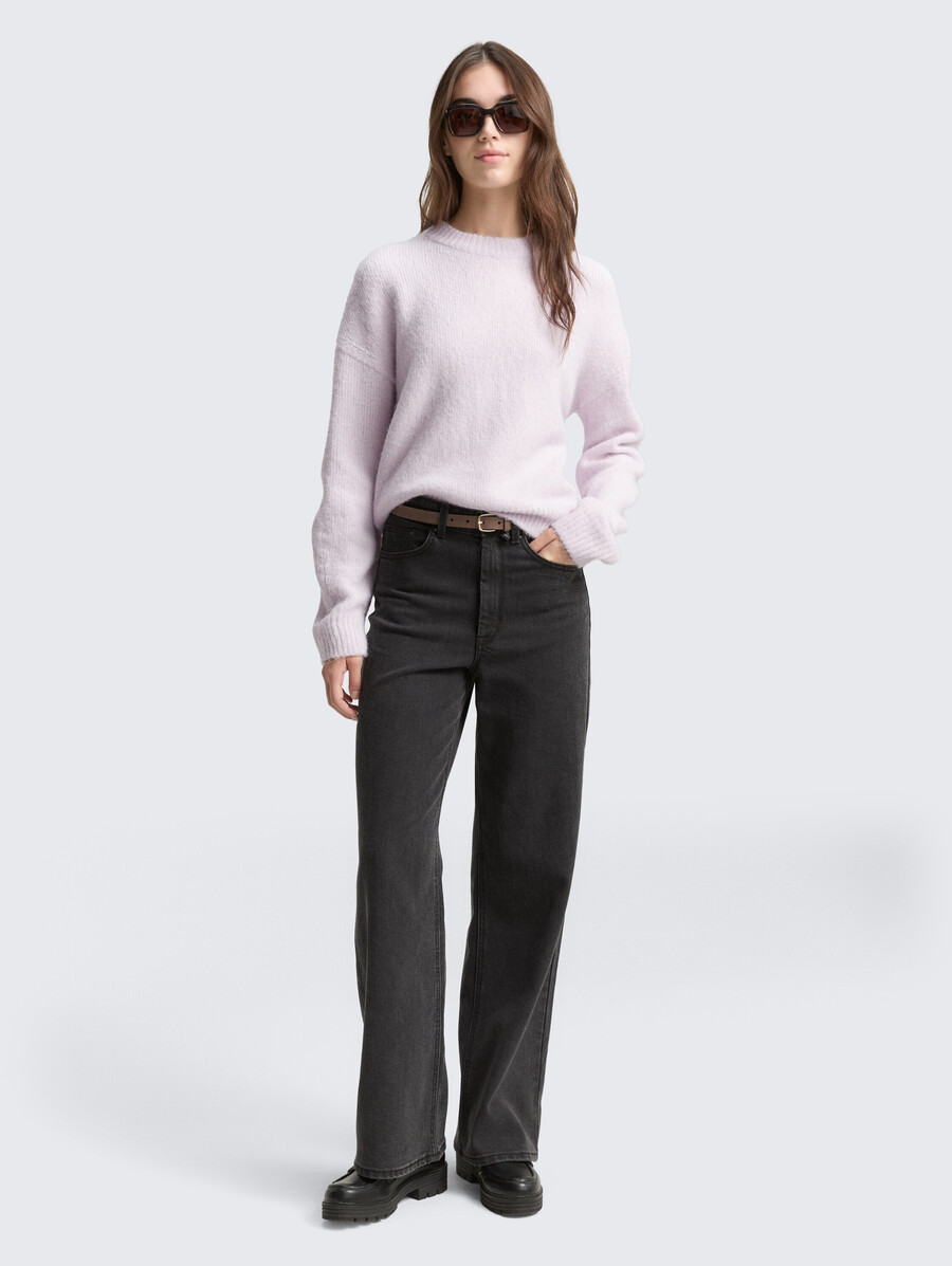 maglione oversize lavorato a maglia
