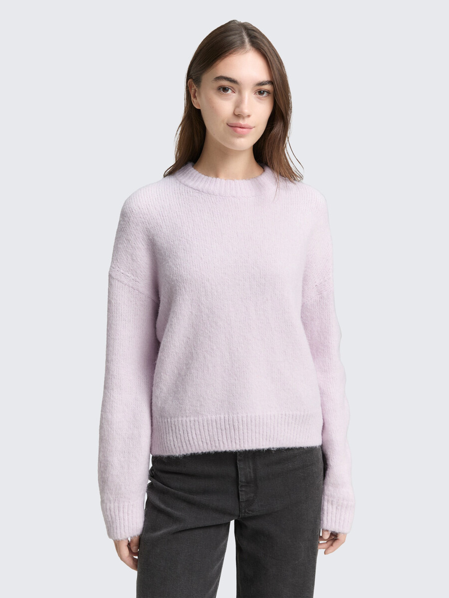 maglione oversize lavorato a maglia