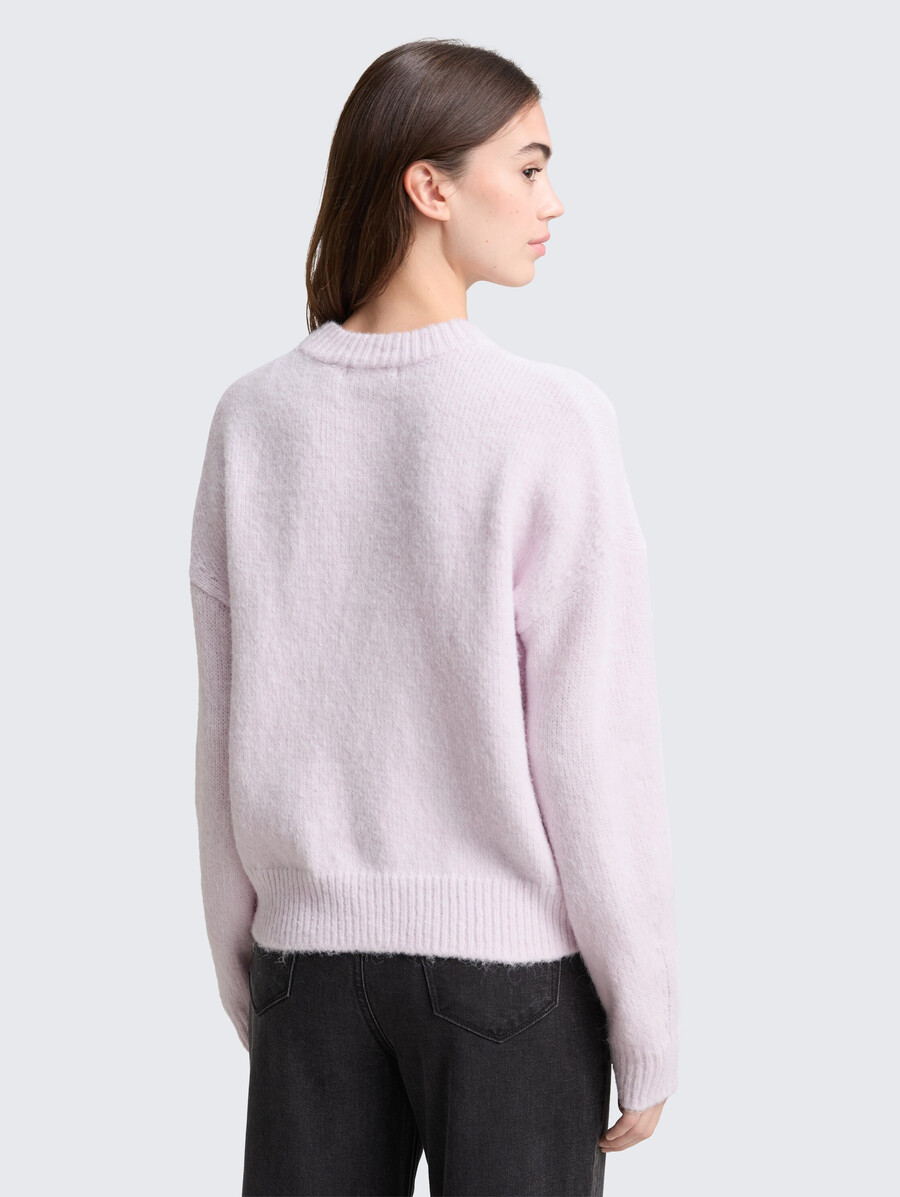 maglione oversize lavorato a maglia