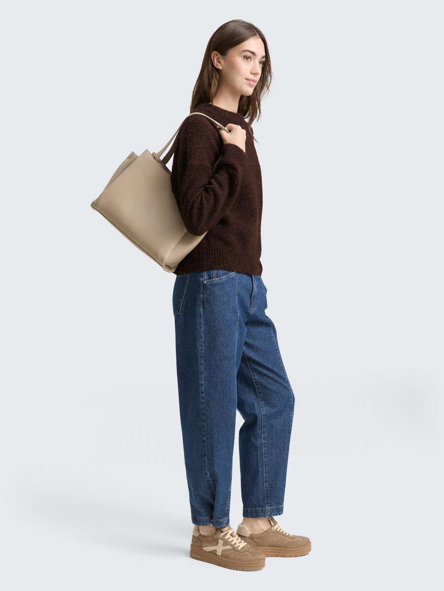 maglione oversize lavorato a maglia