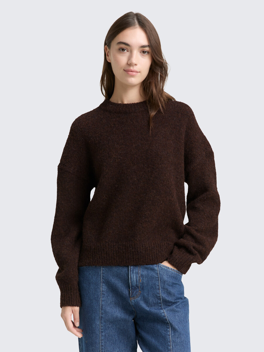 maglione oversize lavorato a maglia