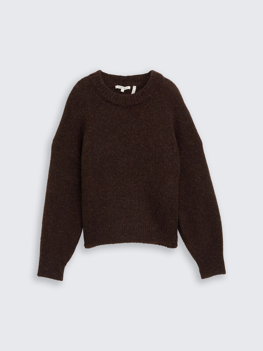 maglione oversize lavorato a maglia