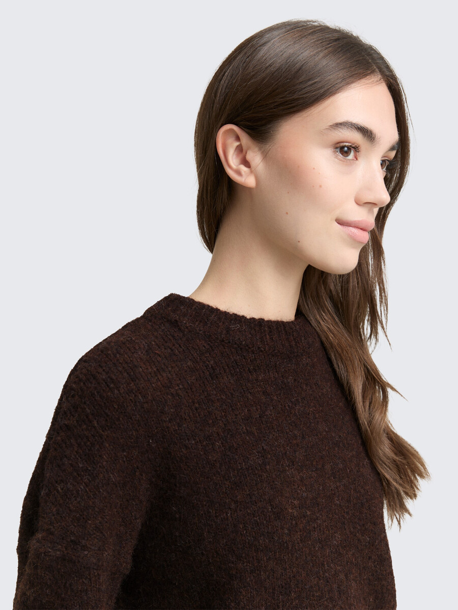 maglione oversize lavorato a maglia