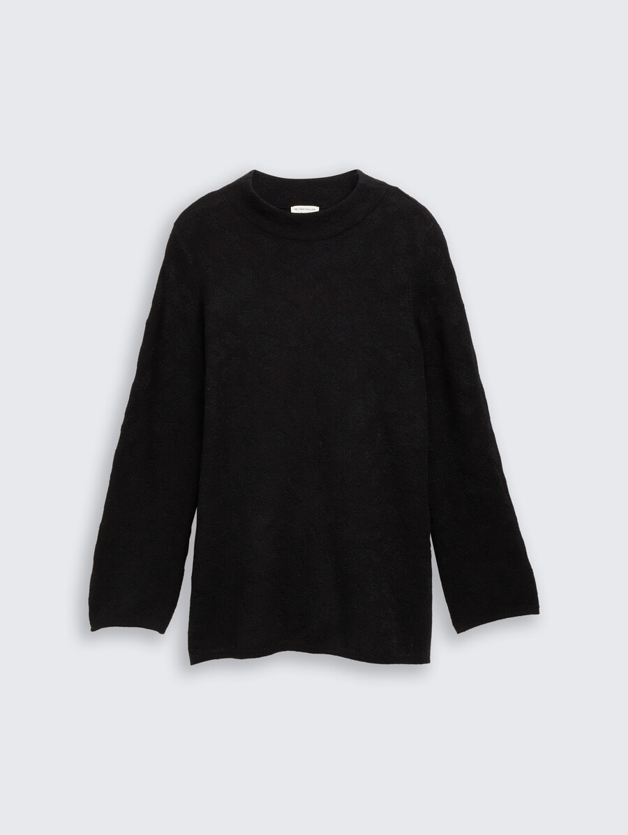 plus size - maglione lavorato a maglia con effetto glitter