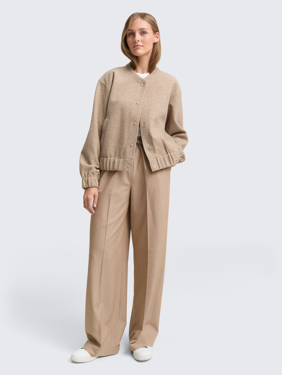 pantaloni a gamba larga con coulisse