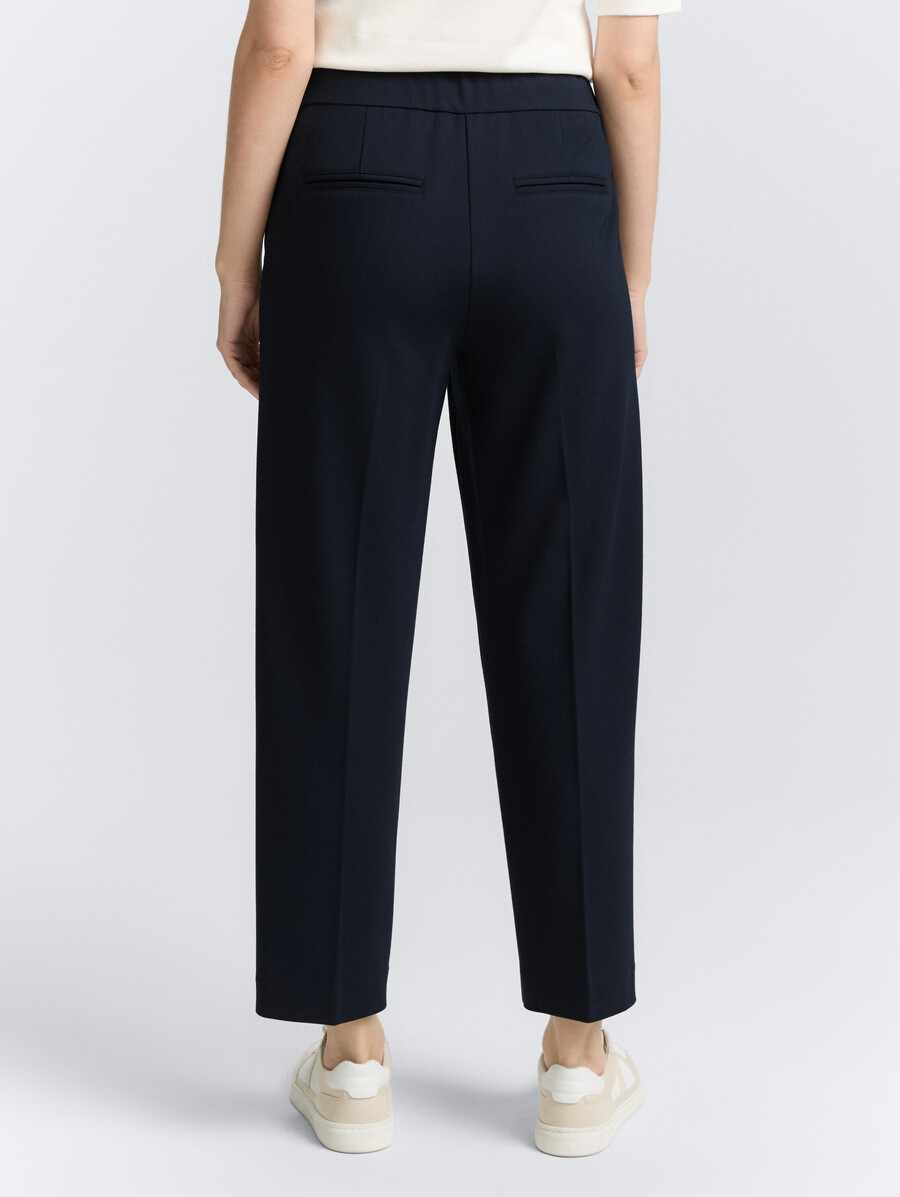 pantaloni dritti ttmia cropped