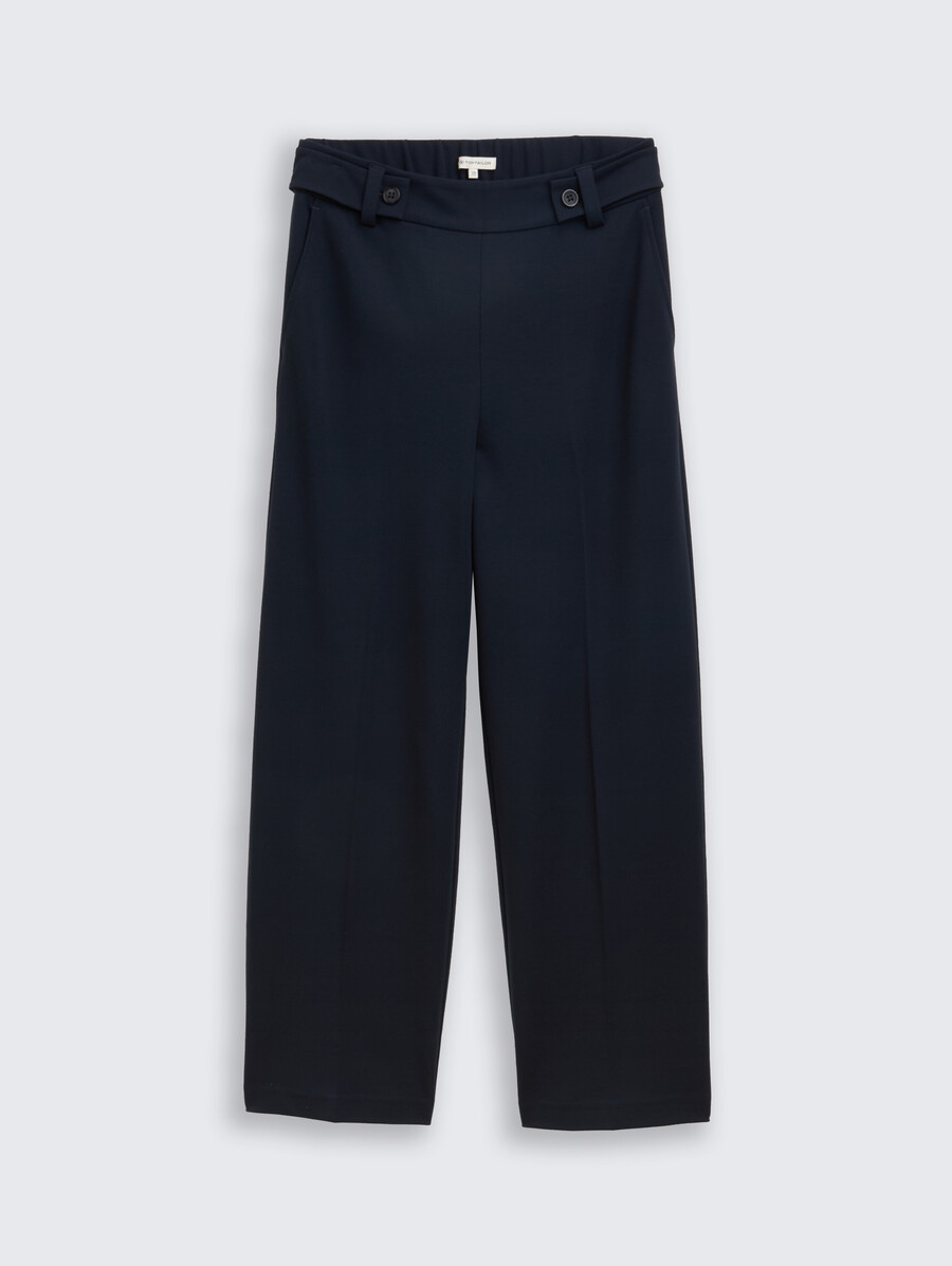 pantaloni dritti ttmia cropped