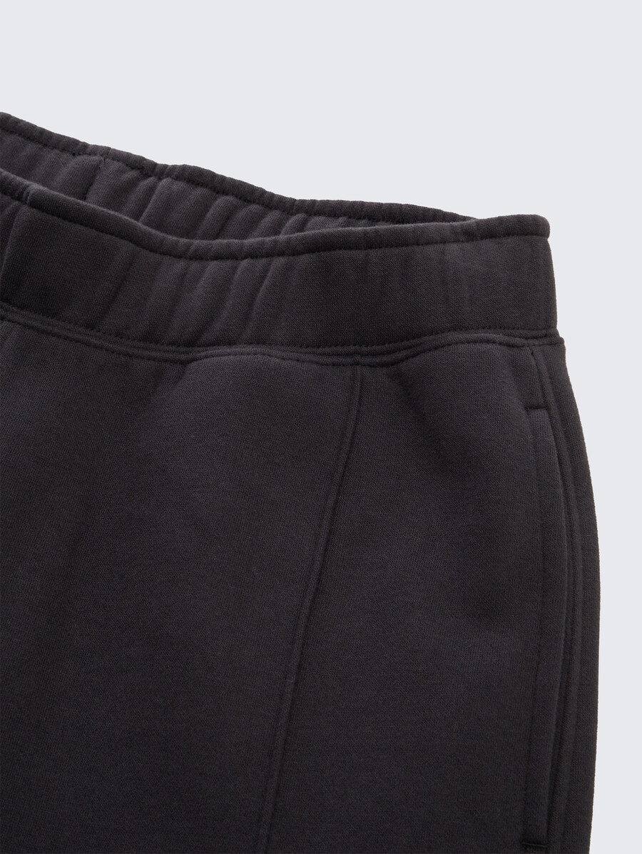 pantaloni da jogging con pieghe decorative