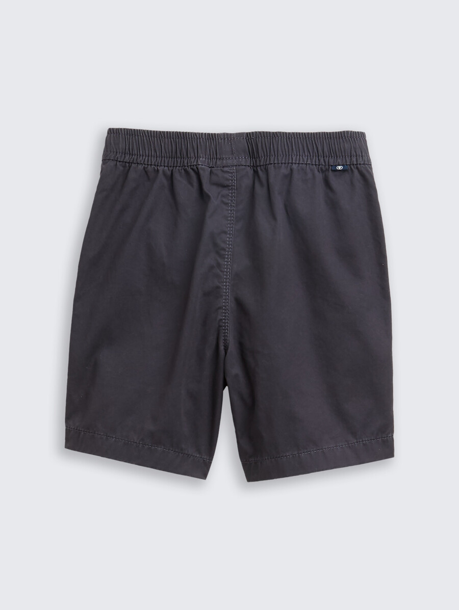 pantaloncini chino con elastico in vita