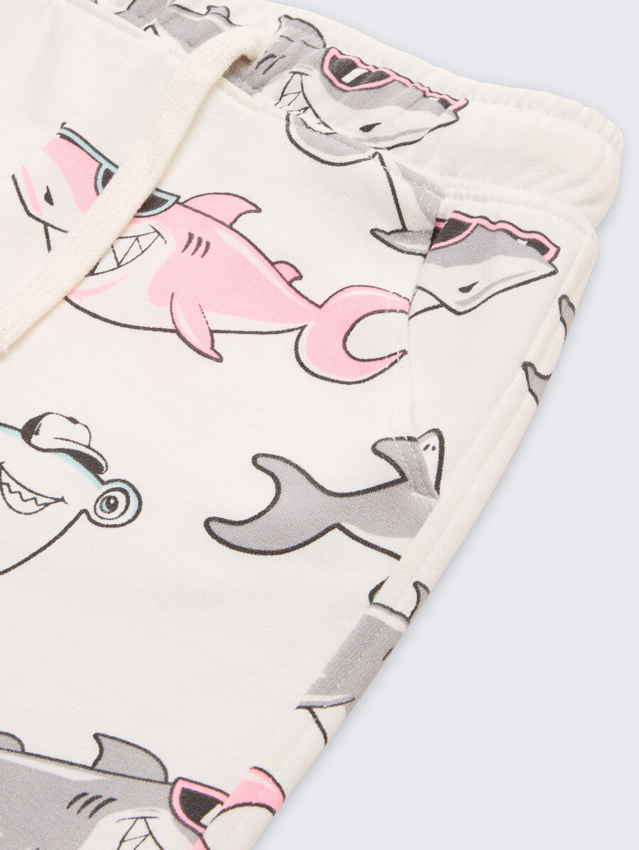 pantaloncini della tuta con stampa all-over