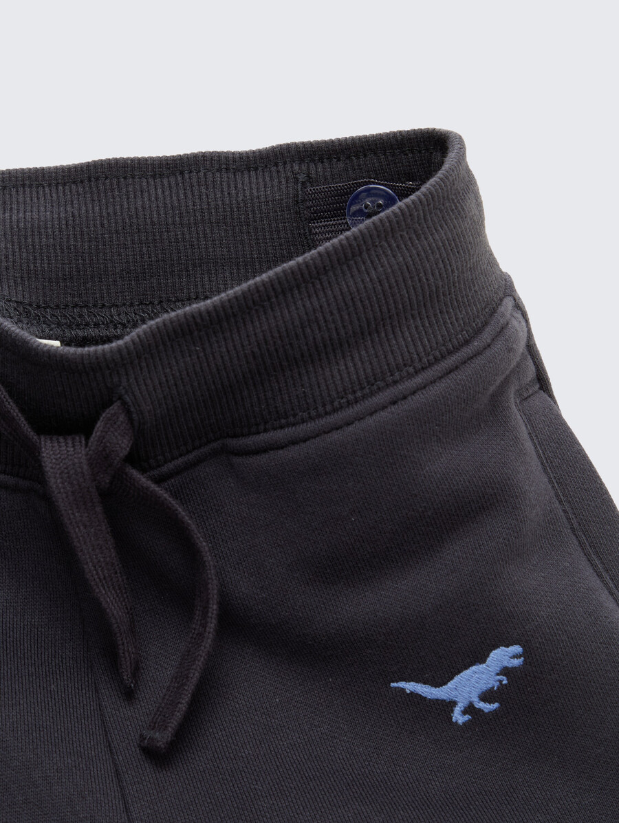 pantaloni da jogging con ricamo