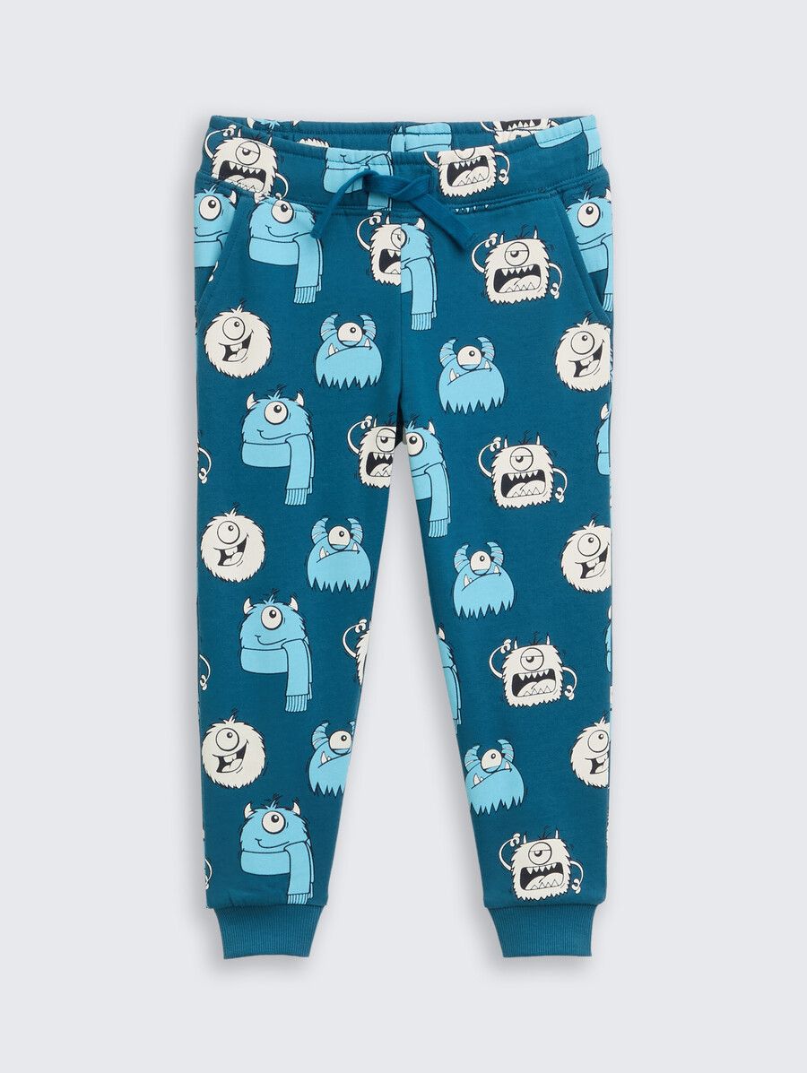 pantaloni da jogging basic con stampa all-over