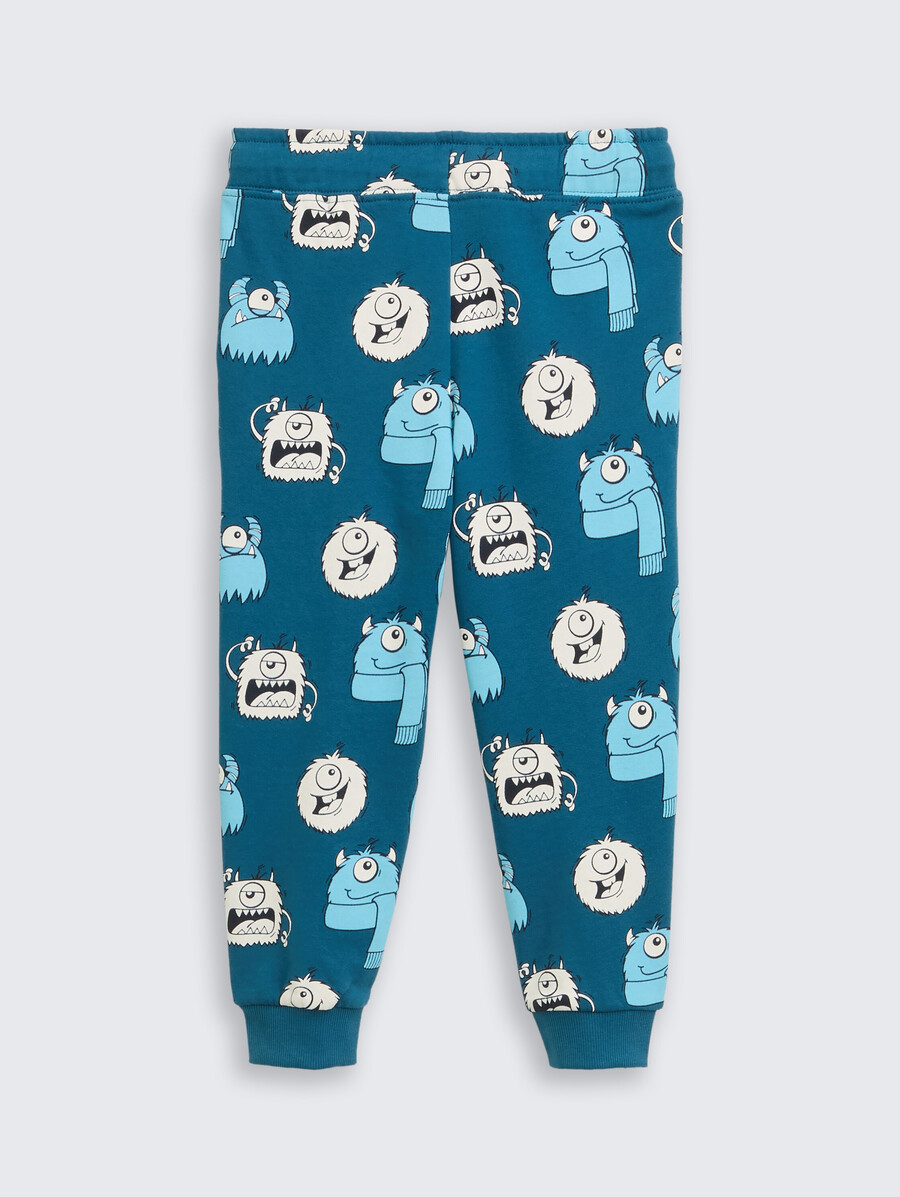 pantaloni da jogging basic con stampa all-over