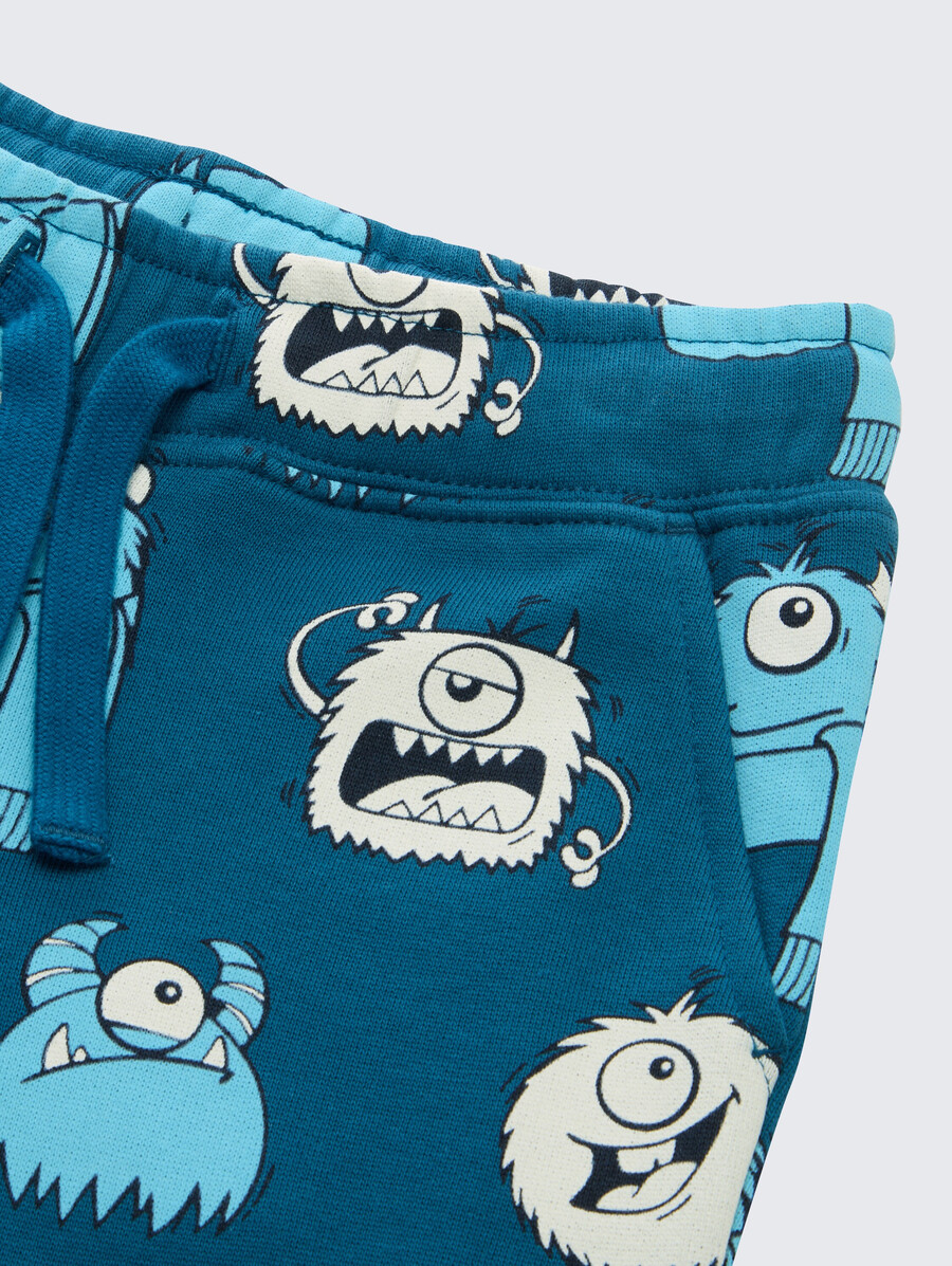 pantaloni da jogging basic con stampa all-over