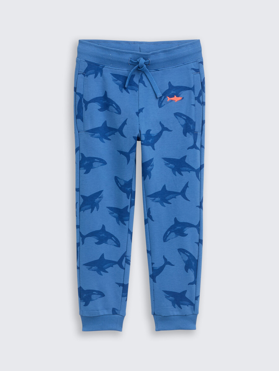 pantaloni da jogging basic con stampa all-over