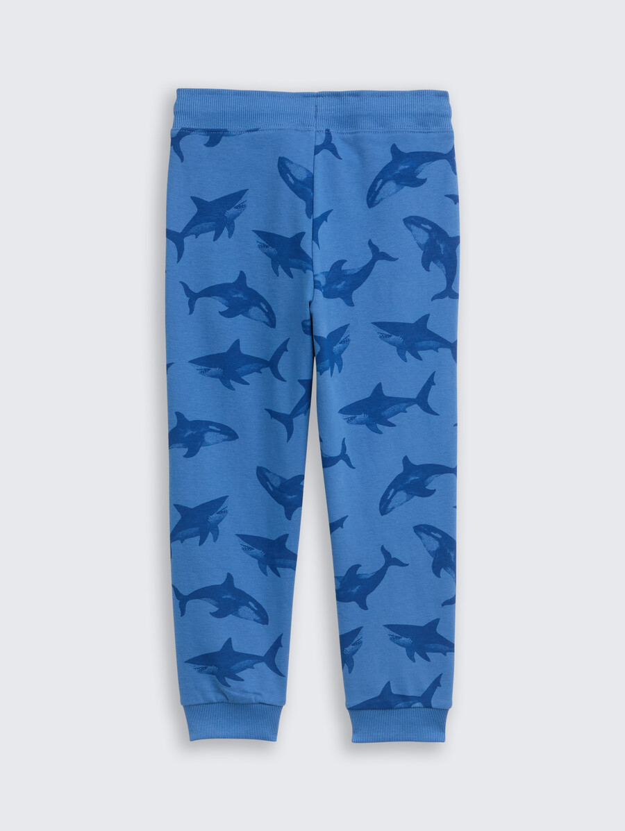 pantaloni da jogging basic con stampa all-over