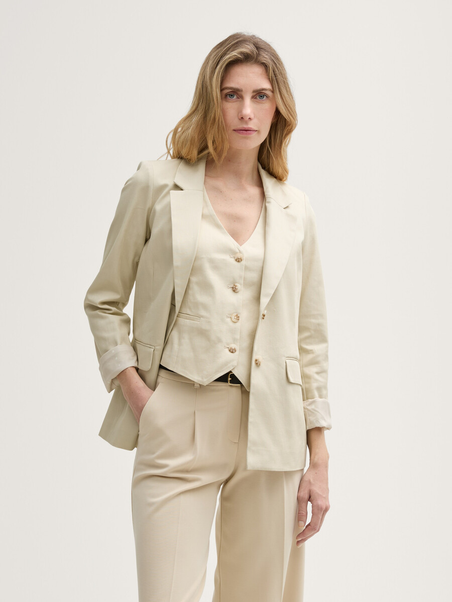blazer regular fit in twill