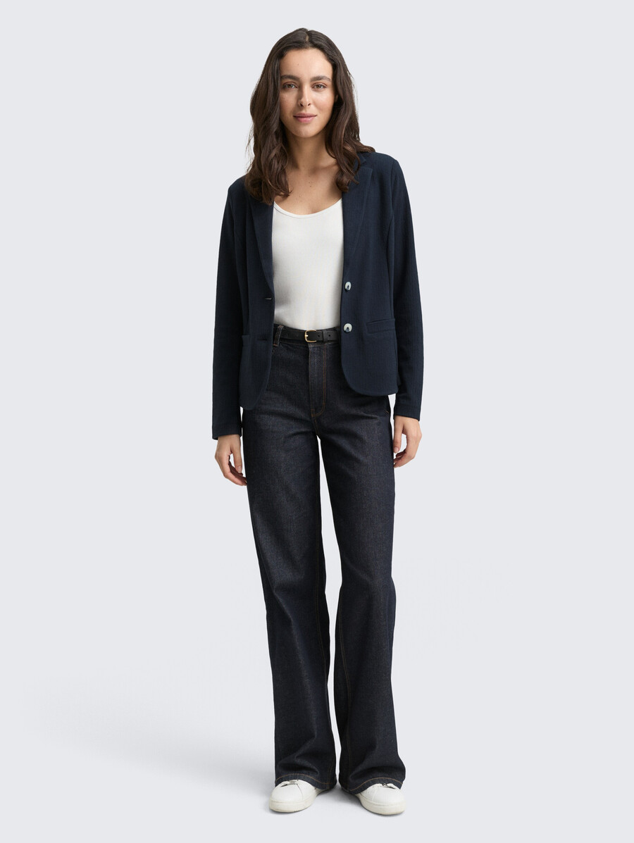 blazer jacquard dalla vestibilità regolare