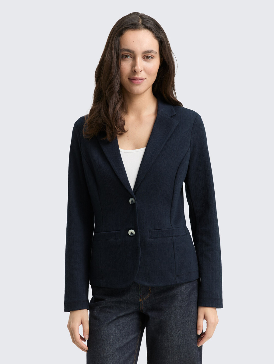 blazer jacquard dalla vestibilità regolare