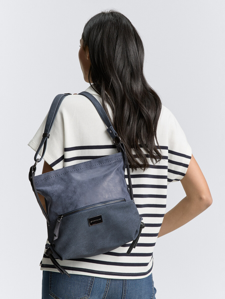 borsa a tracolla ttelin m con mix di materiali