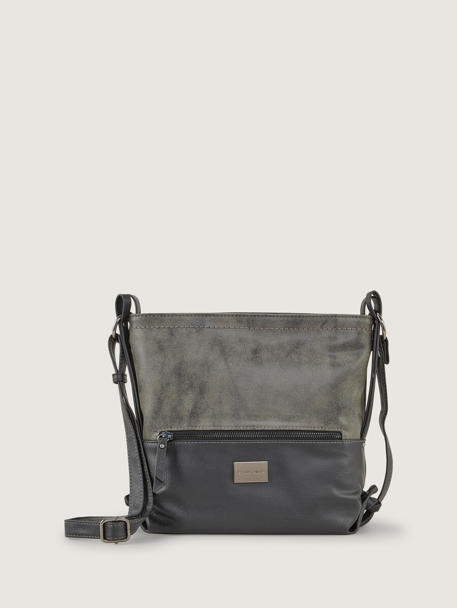 borsa a tracolla ttelin m con mix di materiali
