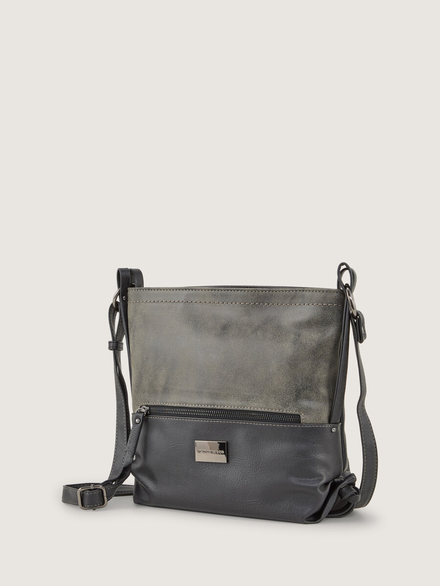 borsa a tracolla ttelin m con mix di materiali