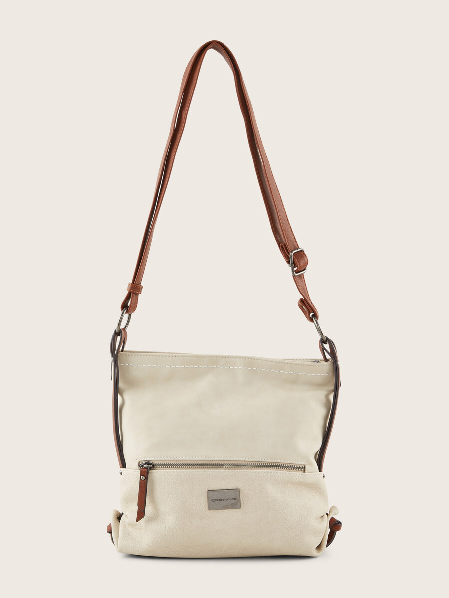 borsa a tracolla ttelin m con mix di materiali