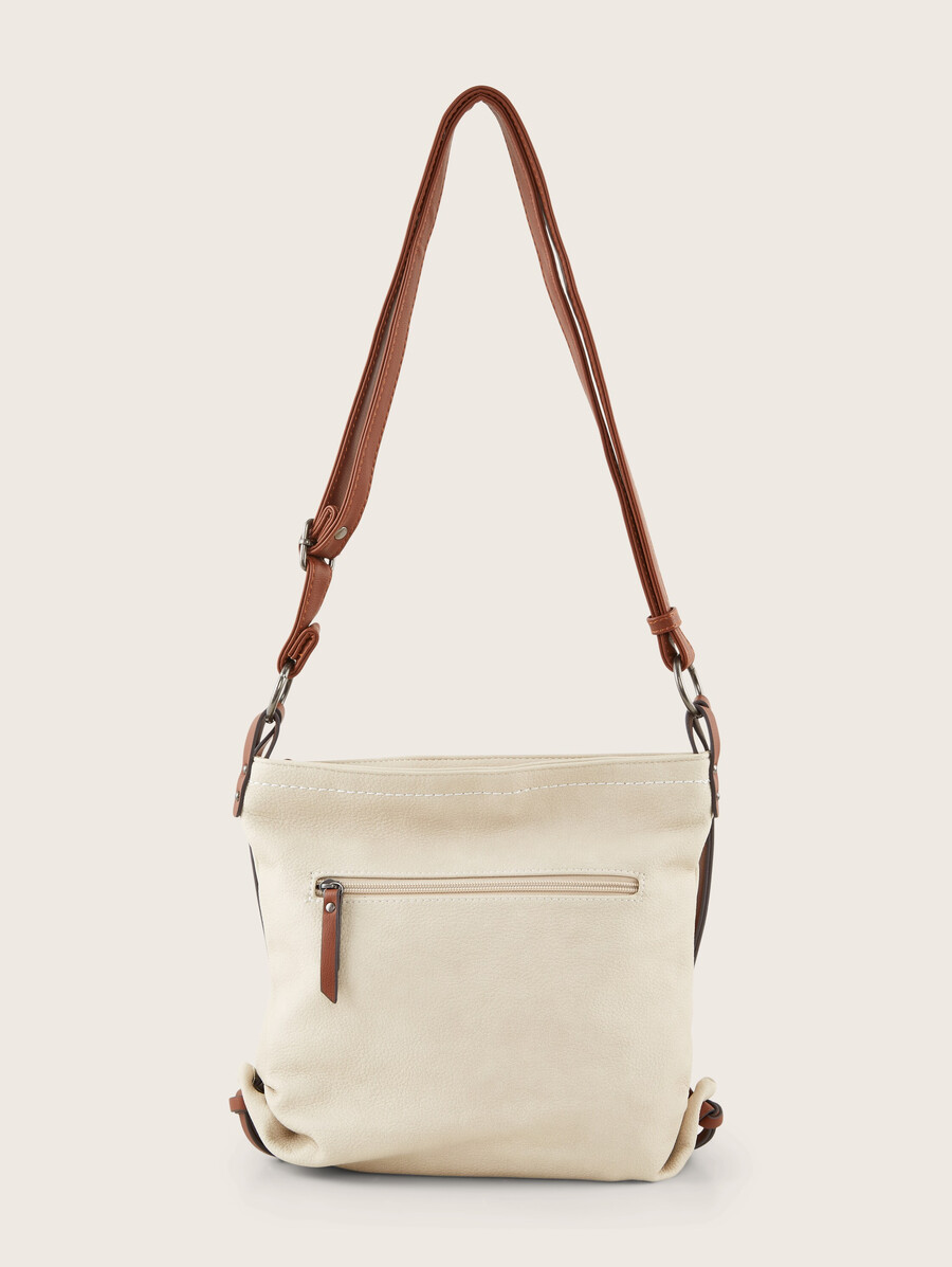 borsa a tracolla ttelin m con mix di materiali