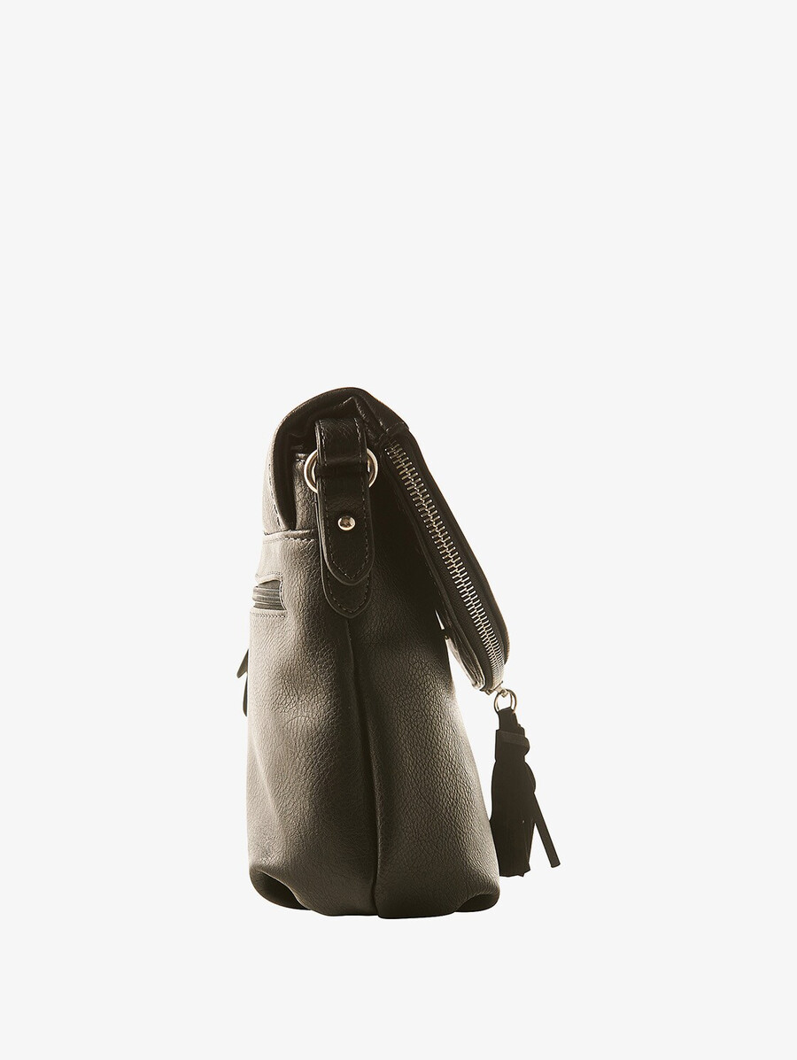 borsa a tracolla ttlari con dettaglio nappa
