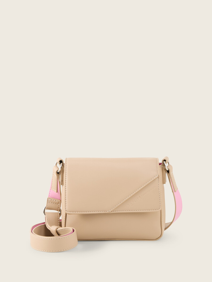 borsa a tracolla ttperiya xs con dettagli in colori a contrasto