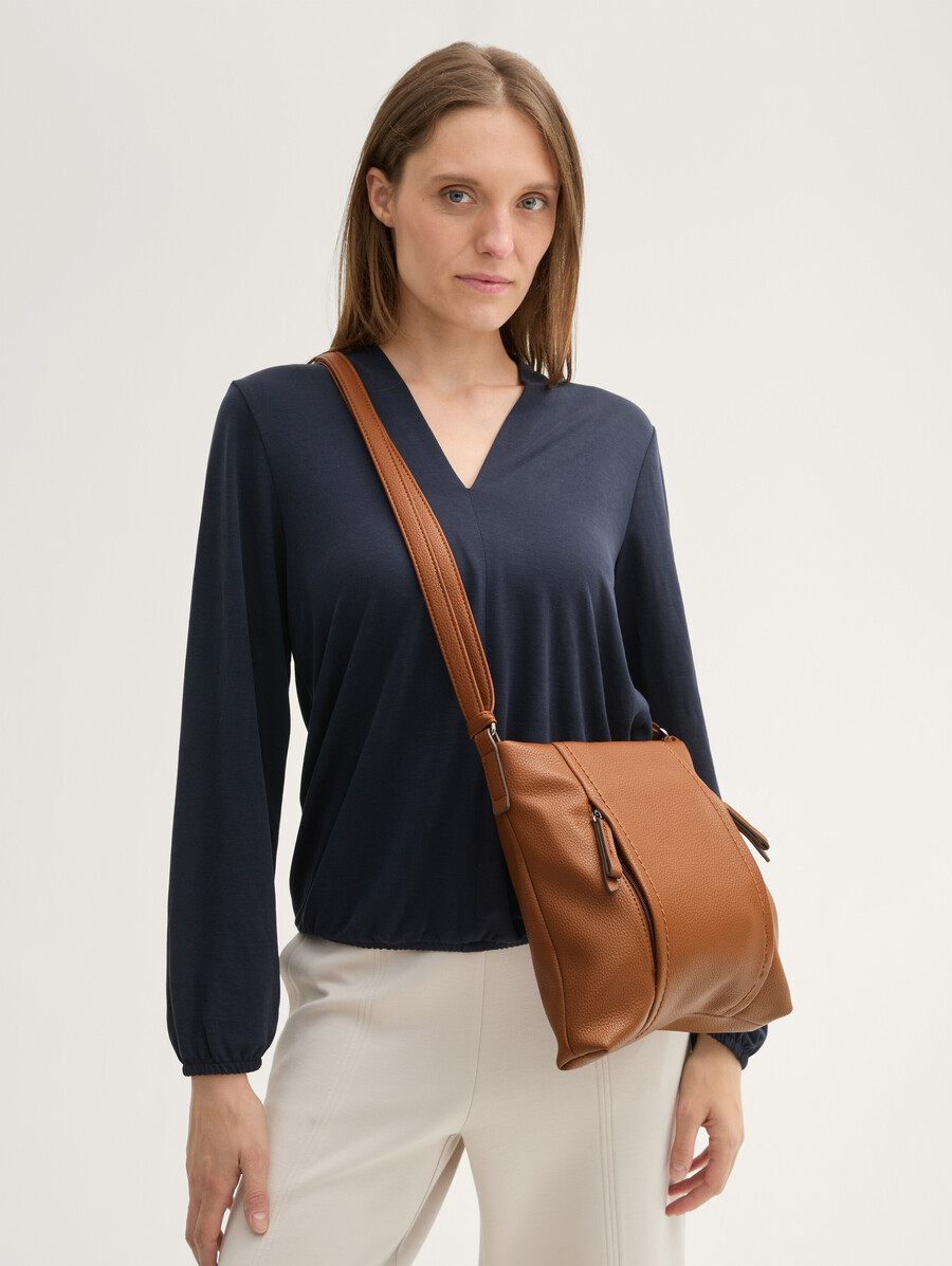 borsa a tracolla ttbeca m con dettagli zip