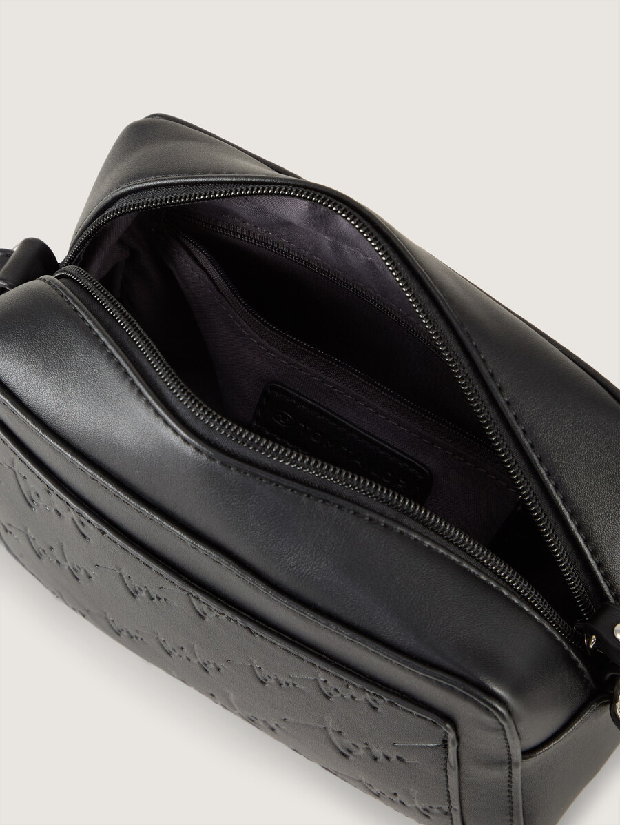 borsa a tracolla ttwendi con logo in rilievo