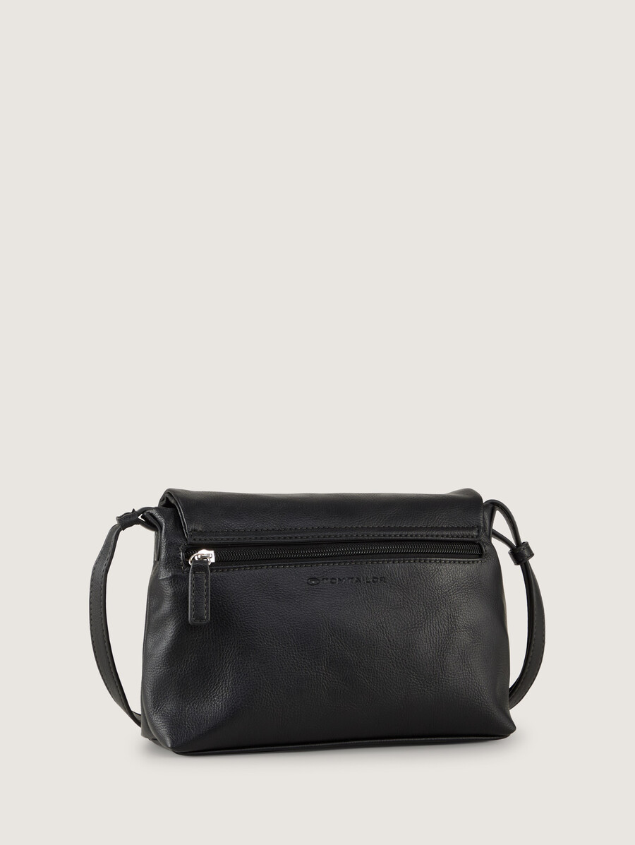 borsa a tracolla ttrosabel m con patta e logo in rilievo